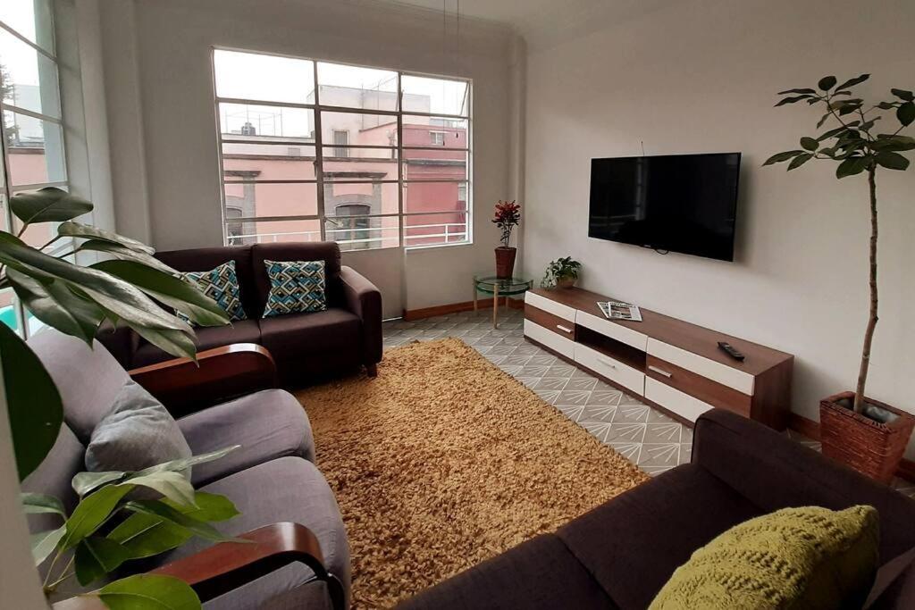 Apartamento 2B Acogedor Y Amplio Depto, Centro Histórico Cdmx México DF Exterior foto